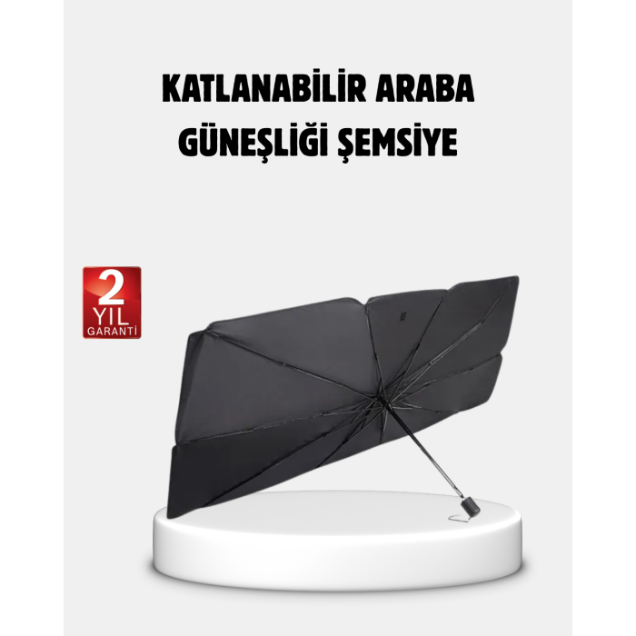 360° Ayarlanabilir Ön Cam Güneşliği – Pratik Kullanım ve Dayanıklı Yapı - Lisinya