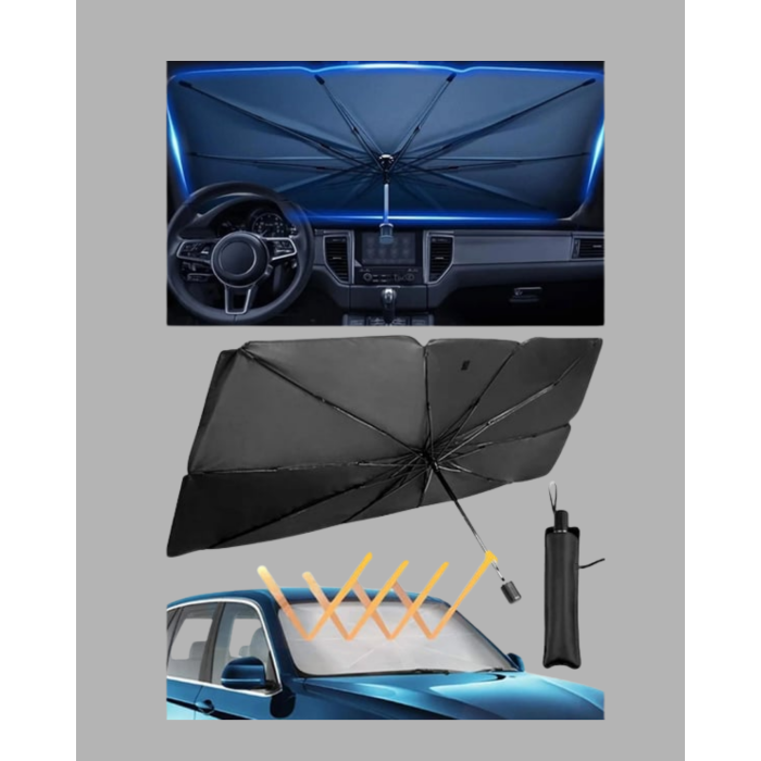 360° Ayarlanabilir Ön Cam Güneşliği – Pratik Kullanım ve Dayanıklı Yapı - Lisinya