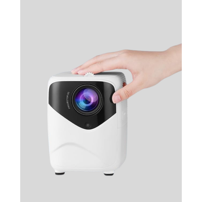 Mini Akıllı Projektör – 1080P Full HD, 64GB Depolama, 2GB RAM, Uzaktan Kumanda Destekli - Lisinya