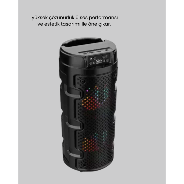 Kablosuz Stereo Hoparlör USB + SD Kart + AUX Destekli Bluetooth 5.0 - Lisinya