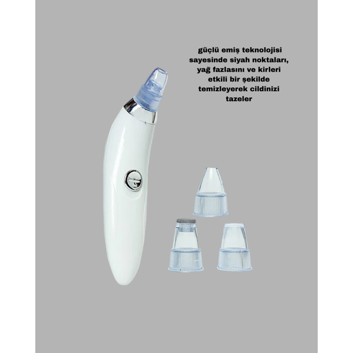 Dermaroller ve Vakumlu Siyah Nokta Temizleme Cihazı 2’li Cilt Bakım Seti - Lisinya