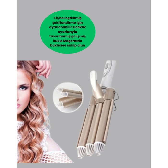Profesyonel Kullanıma Uygun Bukle Maşası - Lisinya