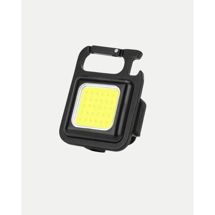 Şarjlı COB LED Anahtarlık Fener – 4 Modlu, Manyetik ve Katlanabilir Standlı - Lisinya