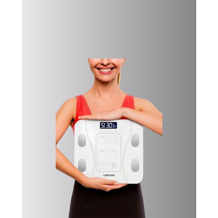Bluetooth Akıllı Tartı – 8 Fonksiyonlu Dijital Baskül, 180 kg Kapasiteli - Lisinya