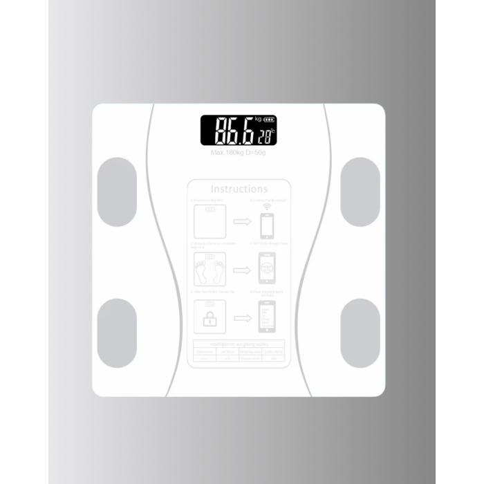 Akıllı Bluetooth Tartı – 8 Farklı Ölçüm Verisi, Otomatik Kişi Tanıma - Lisinya
