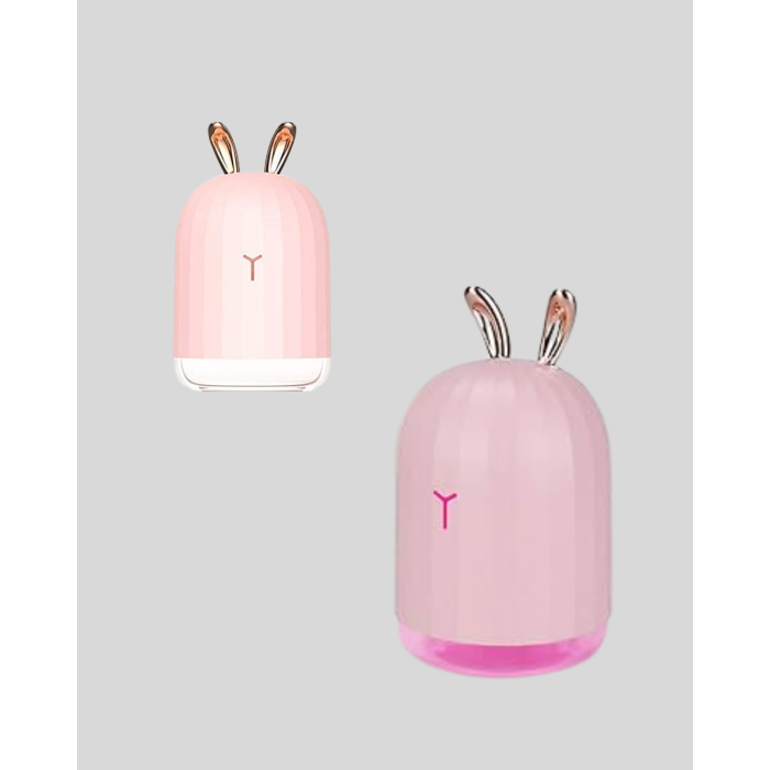 Ultrasonik Hava Nemlendirici 200 ml Aroma Difüzör LED Işıklı Sessiz - Lisinya