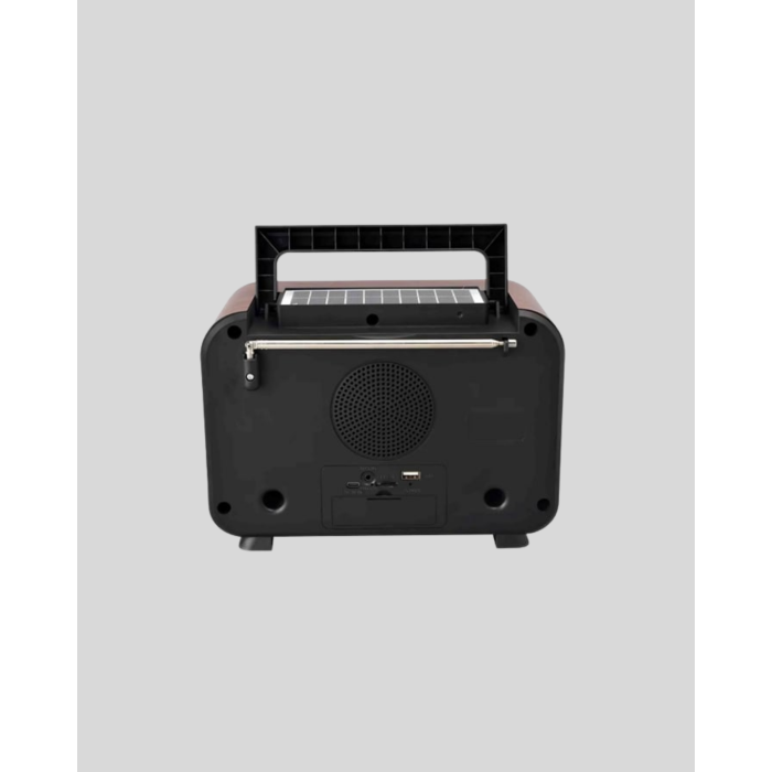 Solar Şarjlı Şömine Alev Efektli Bluetooth Hoparlör 7W Taşınabilir Ses Sistemi - Lisinya