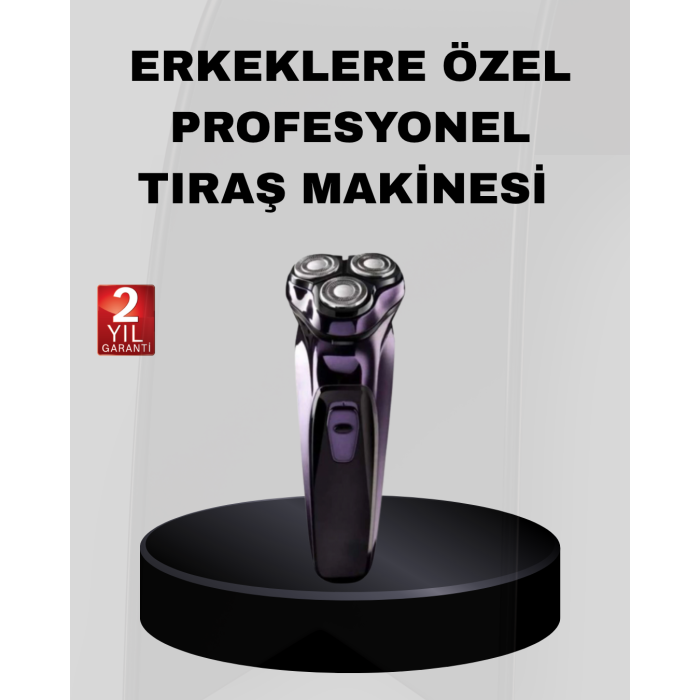 Profesyonel Şarjlı Tıraş Makinesi Ayarlanabilir Başlıklı Kablosuz - Lisinya