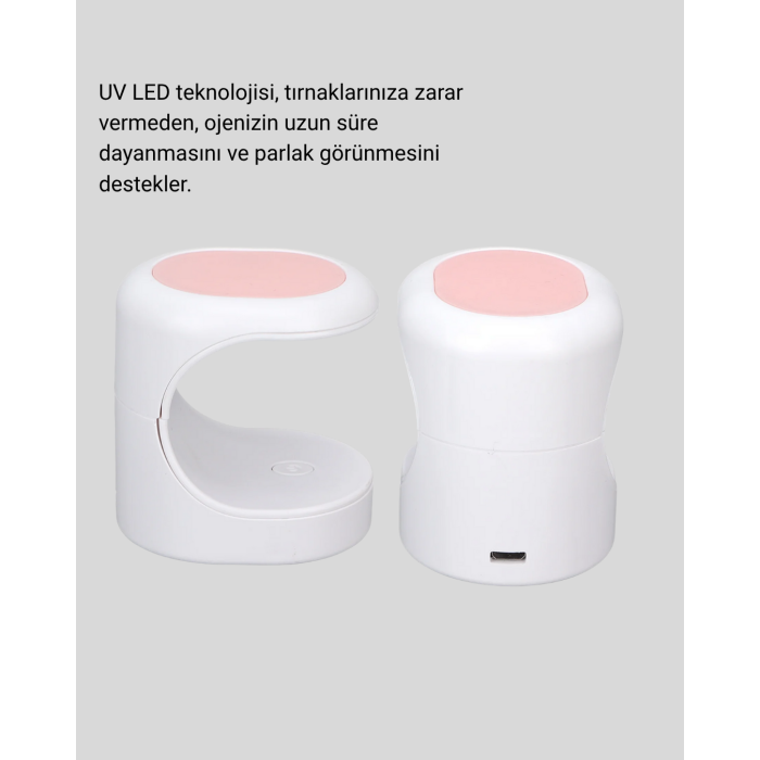 Mini Oje Kurutma Cihazı 16W LED UV Hızlı Kurutma Taşınabilir Kompakt - Lisinya