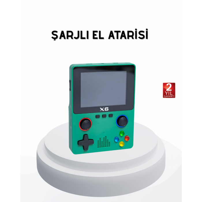 3.5 İnç IPS Ekranlı Taşınabilir Oyun Konsolu Ergonomik Çift Tetikli - Lisinya