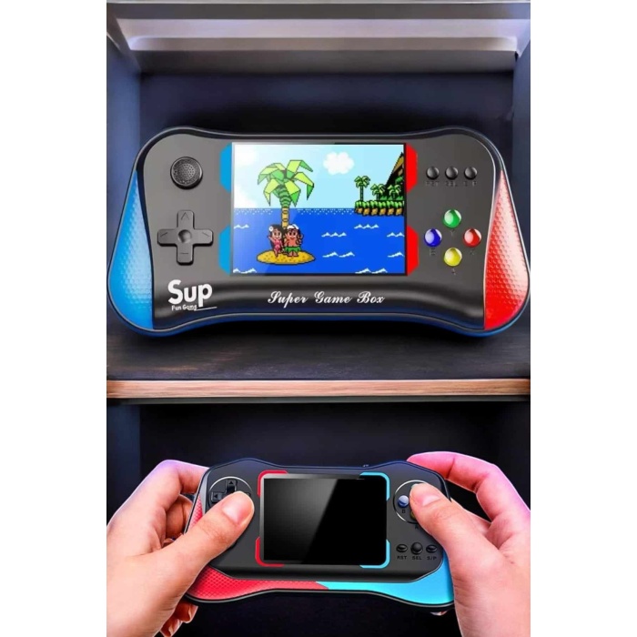 Retro 500 Oyunlu Nostaljik Oyunlu El Atari Gamebox Oyun Konsolu Çift Destekli - Lisinya