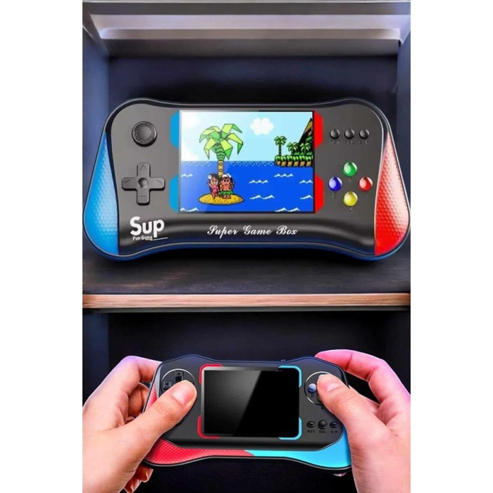 Retro 500 Oyunlu Nostaljik Oyunlu El Atari Gamebox Oyun Konsolu Çift Destekli - Lisinya