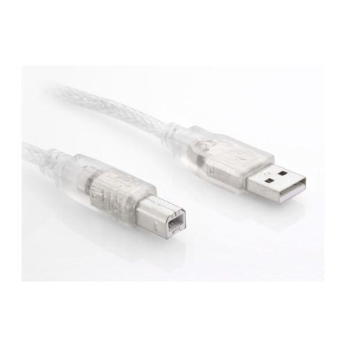 S-LINK SL-U2005 5 Metre USB 2.0 Şeffaf Yazıcı Kablosu