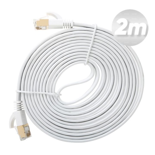 DARK  2 metre cat7 bc awg30 ftp beyaz patch network kablosu [dk-cb-nt7f200w]
