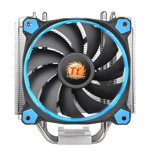 THERMALTAKE CL-P022-AL12BU-A Riing Silent 12cm Mavi Ledli fanlı CPU Soğutucu İntel LGA2011/1366/115x/
