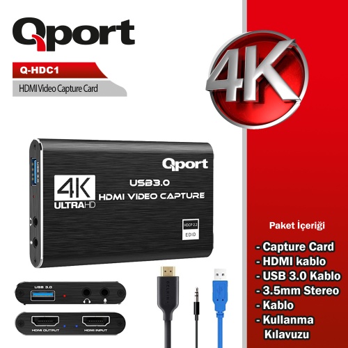 QPORT  HDMI CAPTURE KART (Q-HDC1)