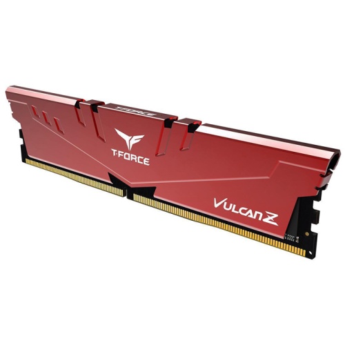 TEAM Team T-Force Vulcan Z Red 8GB (1x8GB) 3200MHz CL16 DDR4 Gaming Ram (TLZRD48G3200HC16F01)