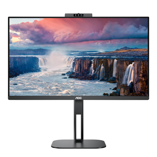 AOC 23.8  24V5CW/BK IPS 4MS 75MHZ 1XHDMI 1XDP 4XUSB 3.1 USB-C FHD 1920x1080 HAPARLÖR WAPCAM FREESYNC PIVOT VESA SİYAH