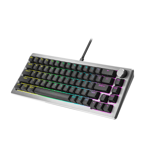 COOLERMASTER CM CK720 Siyah RGB KALIH Beyaz Switch %65 Mekanik Oyuncu Klavyesi - UK Layout