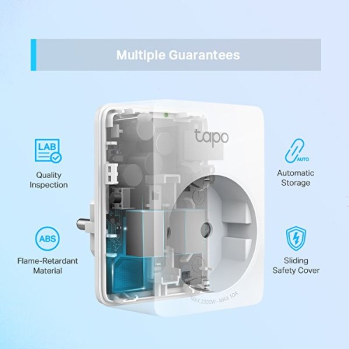 TP-LINK TAPO-P100-1P Mini Akıllı Wi-Fi Soket Priz (1 pack/tekli)