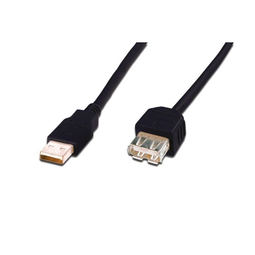 ASSMANN USB 2.0 uzatma kablosu, Tip A M/F, 3.0m, USB 2.0 uyumlu, bl AK-300202-030-S