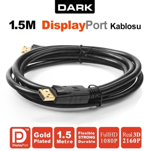 DARK DK-CB-DPL150 Display Port kablo 1.5 metre