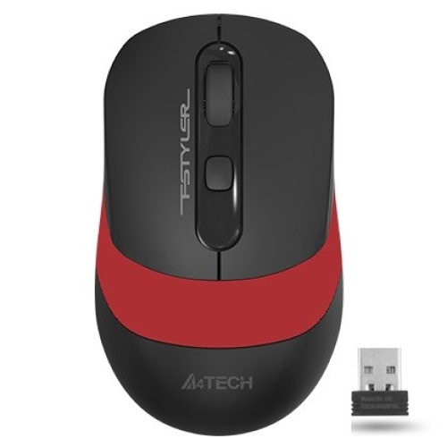 A4-TECH FG10 Siyah/Kırmızı Optik Nano Kablosuz Mouse-2000 DPI FG10/KIRMIZI