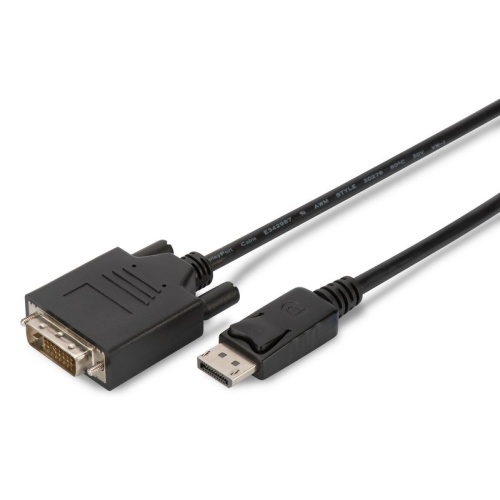 ASSMANN DisplayPort Adap.Kab.DP-DVI (24+1) M/M, 3.0m/kilitli, DP 1.1a uyumlu, AK-340306-030-S