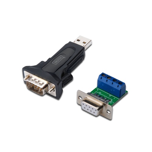 DIGITUS DA-70157 USB 2.0-Seri (RS485) Çevirici, USB A Erkek-USB A Dişi, kablo