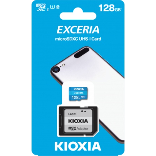 KIOXIA 128GB Micro SDXC C10 100MB/sn LMEX1L128GG2