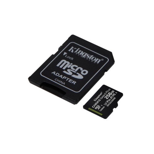 KINGSTON SDCS2/256GB 256GB microSDXC Canvas Select Plus 100R A1 C10 Card