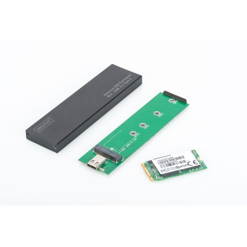 DIGITUS USB Type-C 3.1 External SSD Enclosure M.2 (NGFF) B-Key, alu housing, bla DA-71115