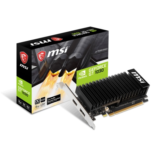 MSI VGA GeForce GT 1030 2GHD4 LP OC GT1030 2GB GDDR5 64b DX12 PCIE 3.0 x16 (1xHDMI 1xDVI)