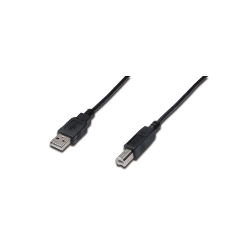 ASSMANN USB bağlantı kablosu, Tip A-B M/M, 1.0m, USB 2.0 uygun, bl AK-300102-010-S