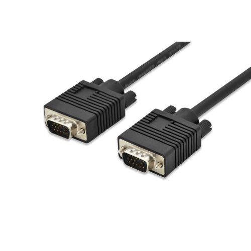 ASSMANN VGA monitör bağlantı kablosu, HD15 M/M, 1.8m, 3Koaksiyel/7C, 2xferrit, b AK-310103-018-S
