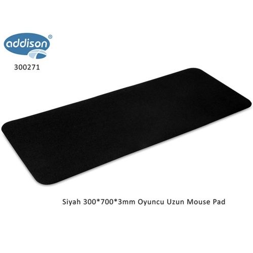 ADDISON 300271 Siyah Mouse Pad