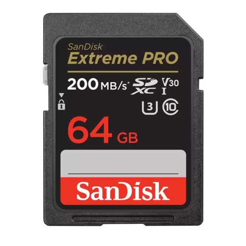 SANDISK 64GB SD KART 200Mb/s EXT PRO C10  SDSDXXU-064G-GN4IN