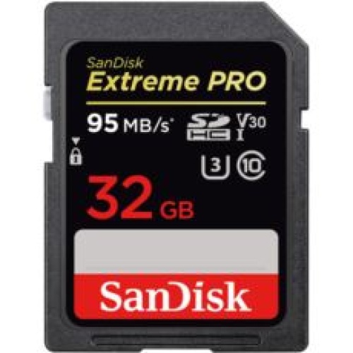 SANDISK SDSDXXG-032G-GN4IN FLA 32GB Extreme Pro SDHC 95MB/S CLASS 10UHS-I