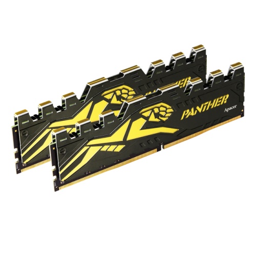 APACER AH4U16G32C28Y7GAA-2 Panther Black-Gold 16GB (2x8GB) 3200Mhz CL16 DDR4 Gaming Ram