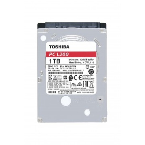 TOSHIBA 1TB 2.5 L200 5400RPM 128MB HDWL110UZSVA
