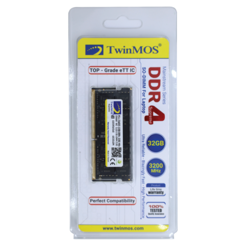 TWINMOS DDR4 32GB 3200MHz Notebook Ram MDD432GB3200N