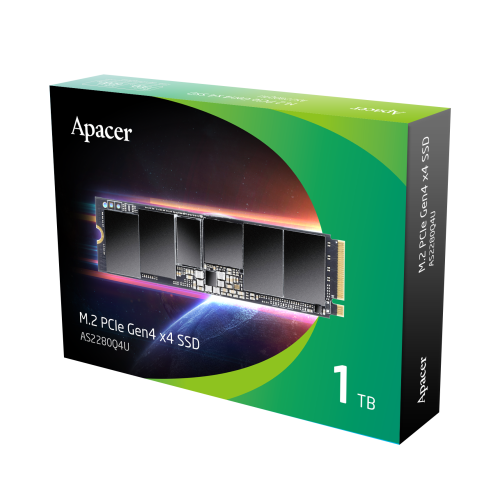 APACER Apacer AS2280P4X-1 1TB 7400-7000 MB/s M.2 PCIe Gen4x4 SSD (AP1TBAS2280Q4U-1)