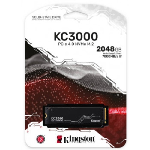 KINGSTON SKC3000D/2048G KC3000 2TB/2048GB PCIe 4.0 NVMe M.2 2280 7.000/7.000 MB/s