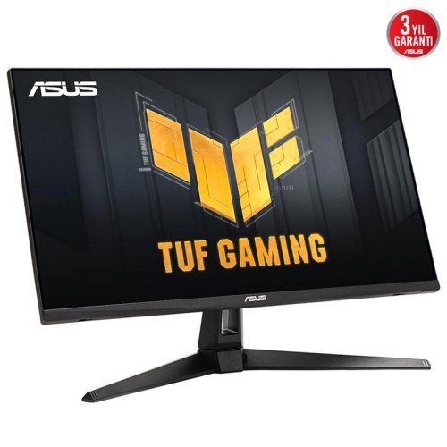 ASUS VG27AQ3A TUF GAMING 27 HDR GAMING 2K FAST IPS FREESYNC VE G-SYNC UYUMLU 2560x1440 1MS 180HZ DP HDMI MM VESA 3YIL ELMB SYNC 130 Srgb Monitör