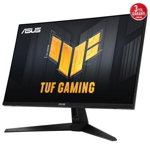 ASUS VG27AQ3A TUF GAMING 27 HDR GAMING 2K FAST IPS FREESYNC VE G-SYNC UYUMLU 2560x1440 1MS 180HZ DP HDMI MM VESA 3YIL ELMB SYNC 130 Srgb Monitör