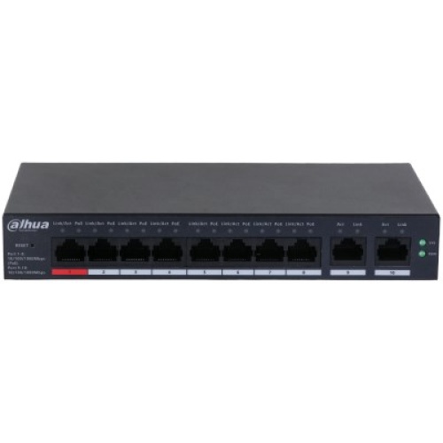 DAHUA CS4010-8GT-110 8 Port PoE Gigabit Cloud Sw.