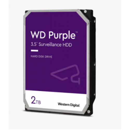 WD Purple 3.5 SATA III 6Gb/s 2TB 64MB 7/24 Guvenlik WD23PURZ