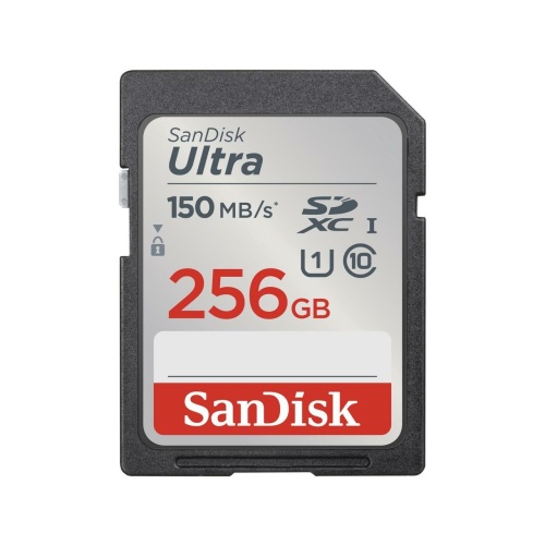 SANDISK 256 GB  SDSDUNC-256G-GN6IN 150/MB 128GB ULT SD C10