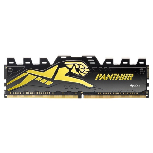 APACER AH4U16G32C28Y7GAA-1 Panther Black-Gold 16GB (1x16GB) 3200Mhz CL16 DDR4 Gaming Ram
