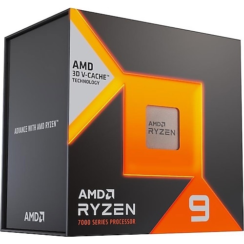 AMD Ryzen 9 7900x3D AM5Pin 120W Fansız (Box)
